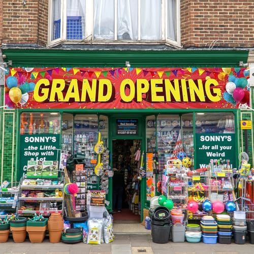 Aperturee Grand Opening Banner 120x20 Inches