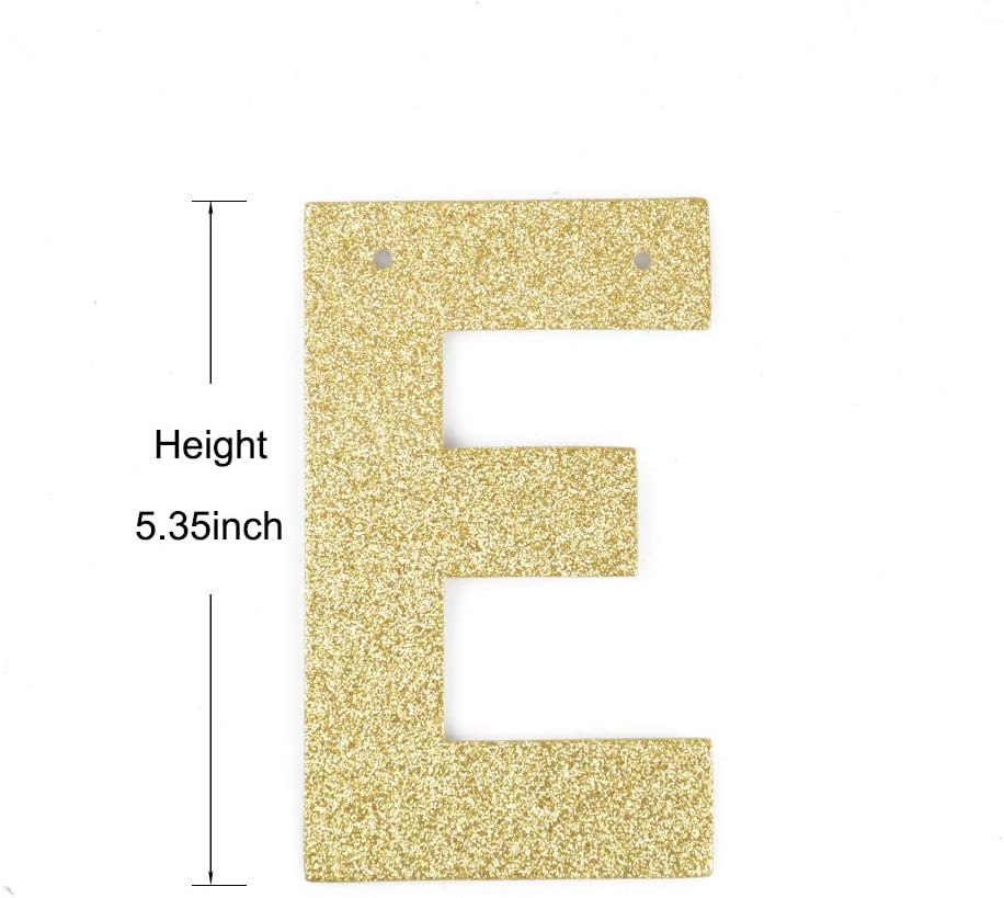 Two Less Fish in The Sea Gold Glitter Banner Sign