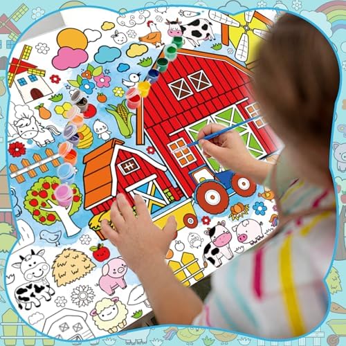 Farm Animal Birthday Party Decorations 31x71 Inch