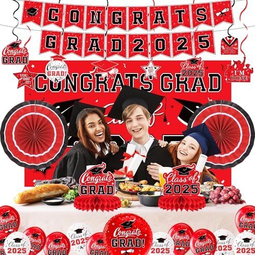 Class of 2025 Graduation Decorations Set