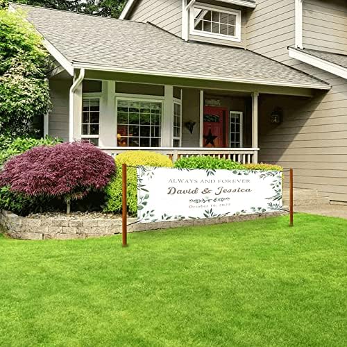 Always Forever Custom Wedding Banner 47x12