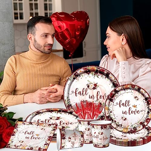 Lenyunge Fall Bridal Shower Party Decor 142pcs Set