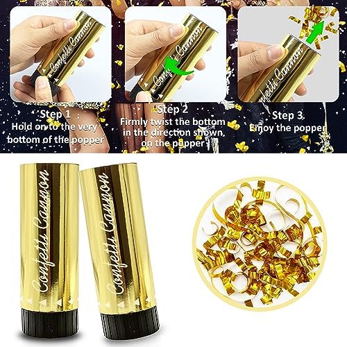 8 PCS Gold Confetti for Party Decorations