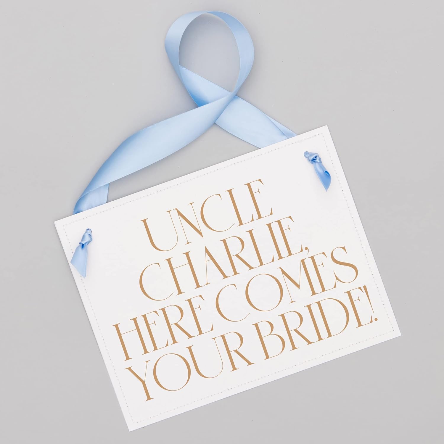 Personalized Ring Bearer Wedding Sign for Nephew