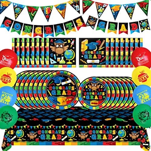 Treasures Gifted Preschool Graduation Decor Set for 16 Guests