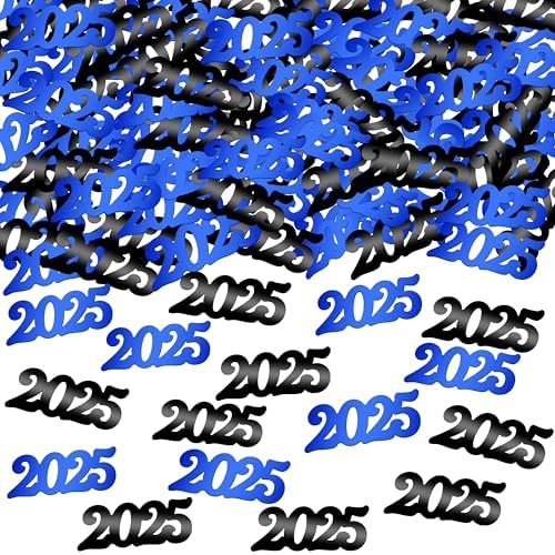 KatchOn Blue and Black Confetti Pack of 500 2025