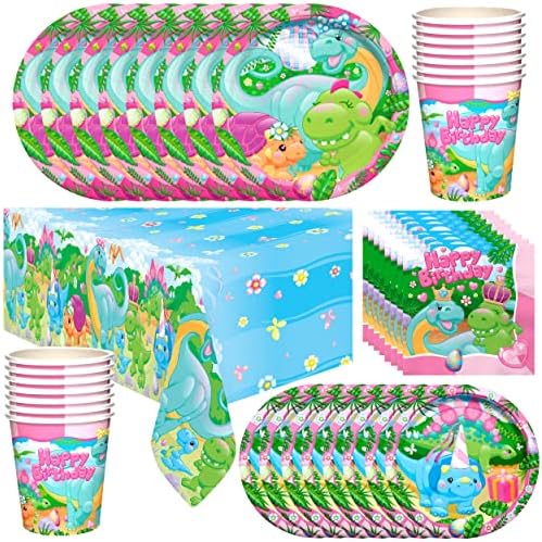 Treasures Gifted Dinosaur Party Decor Set for 24 Guests