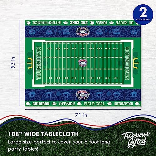 Treasures Gifted Football Party Decorations for 24 Guests