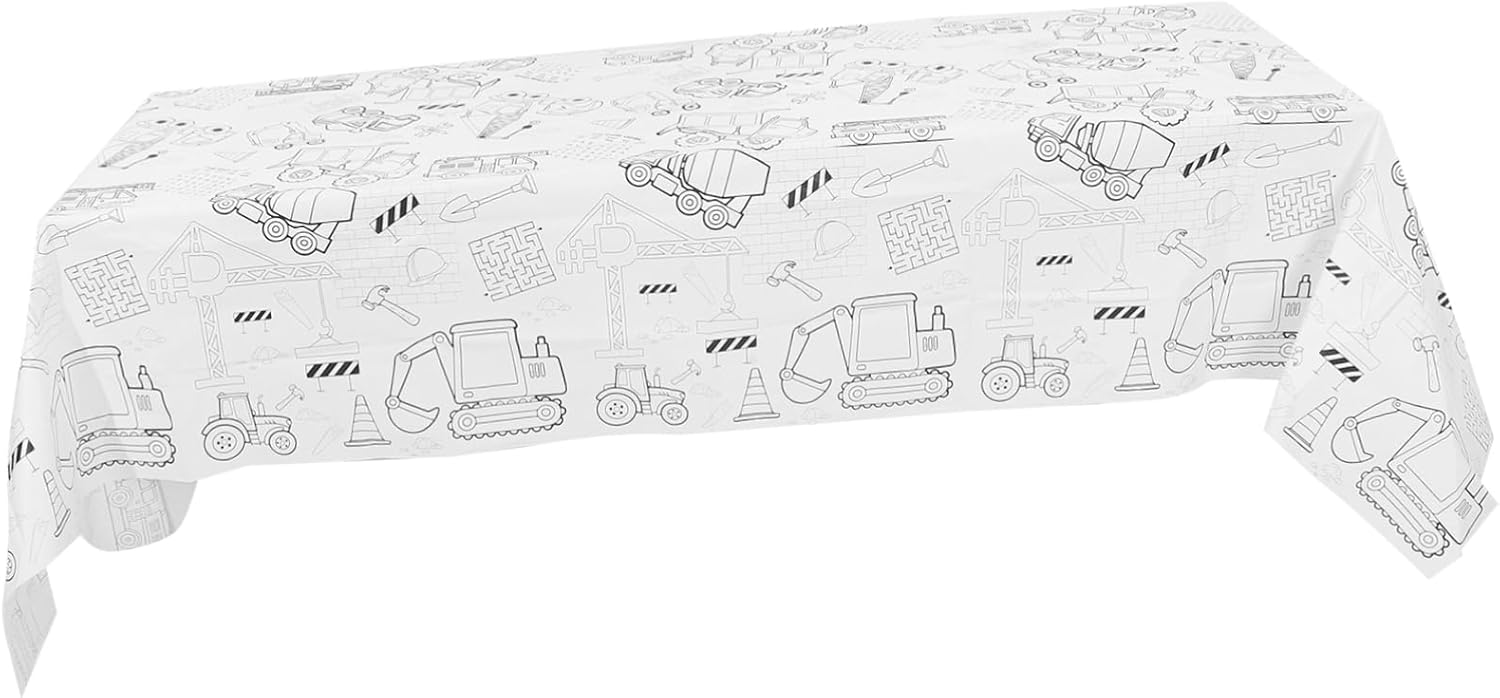 Birthday Theme Graffiti Table Cloth for Parties