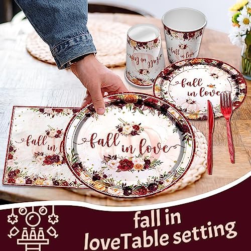 Lenyunge Fall Bridal Shower Party Decor 142pcs Set
