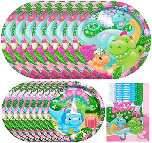 Treasures Gifted Dinosaur Party Supplies for Girls