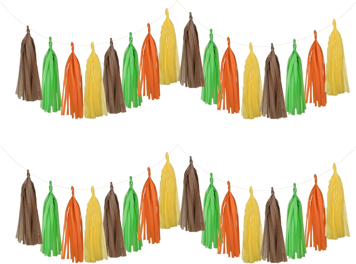 Guzon 20 Pack Tissue Paper Tassels Garland