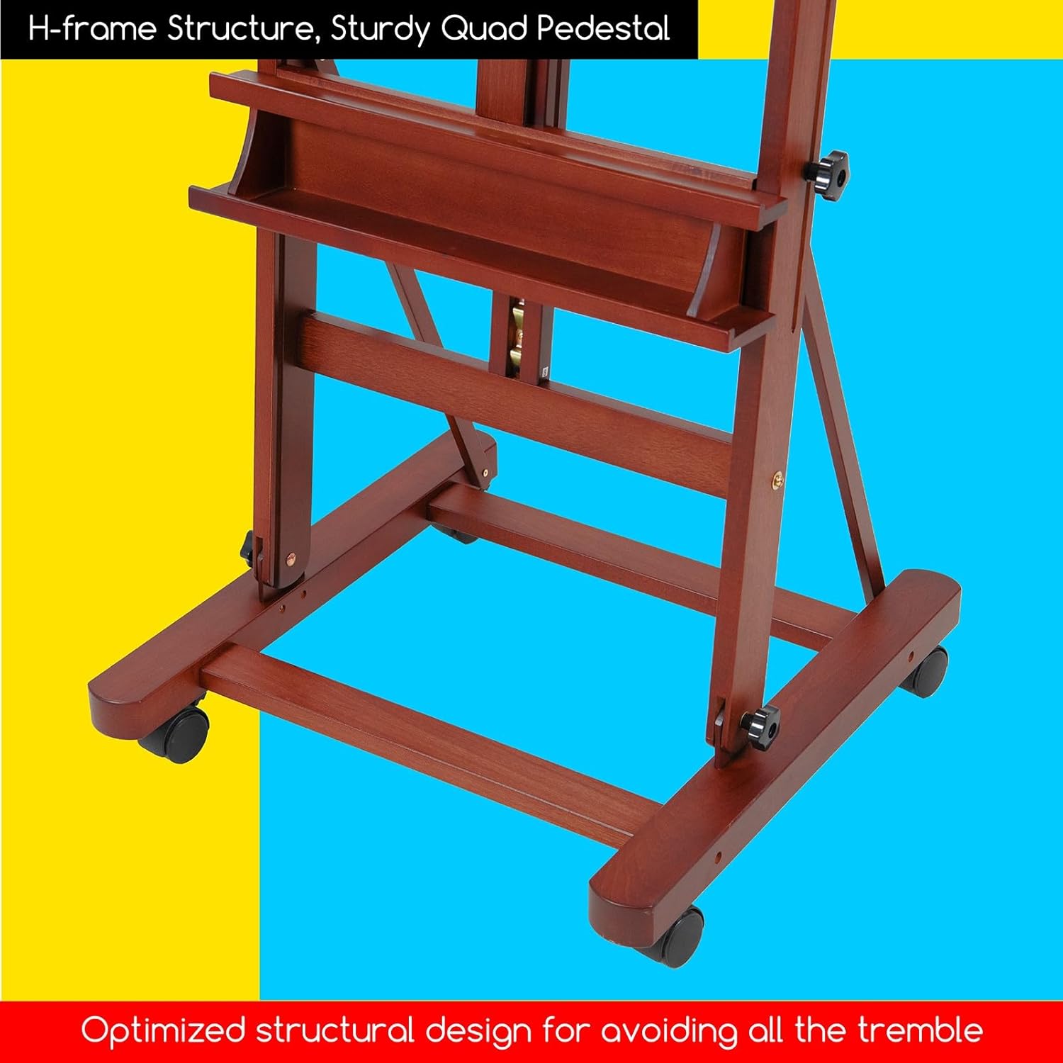 MEEDEN Adjustable H Frame Easel Stand for Art