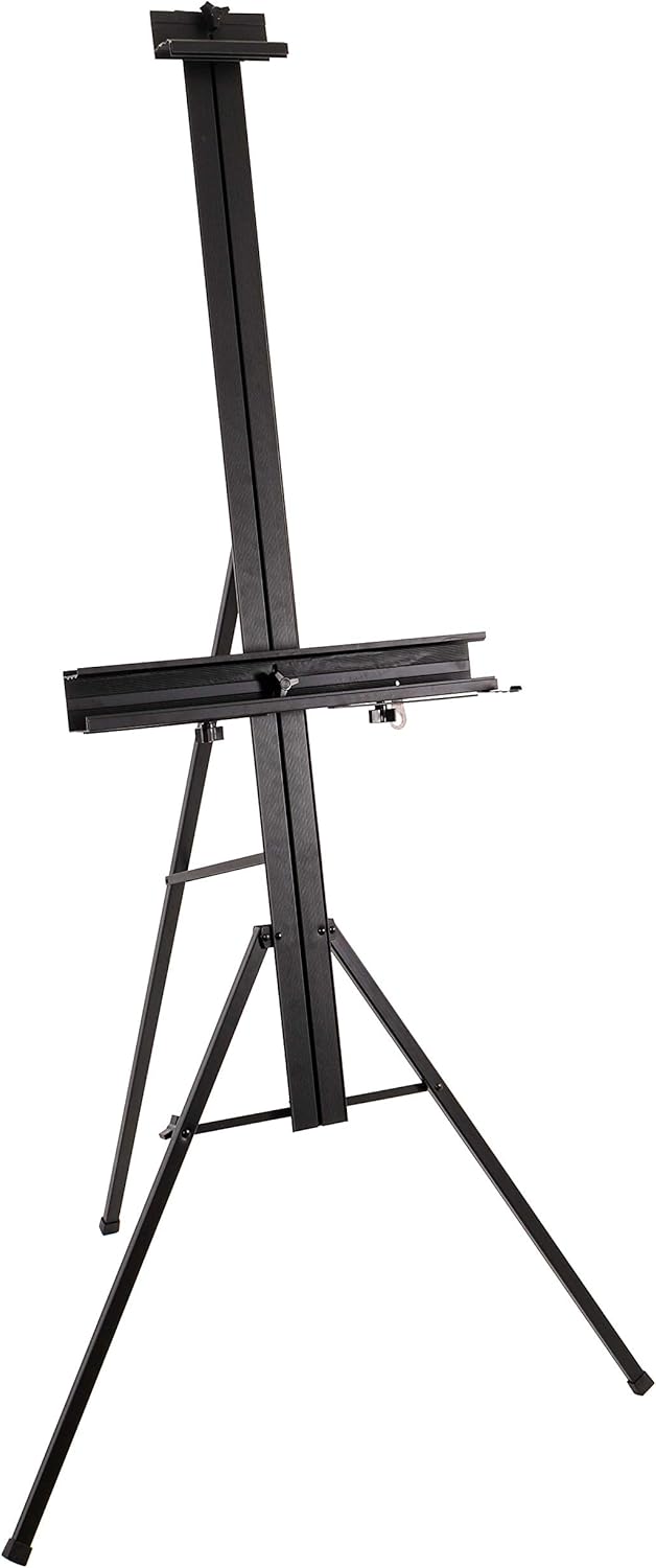 US Art Supply Heavy-Duty 69 Aluminum Studio Easel Stand
