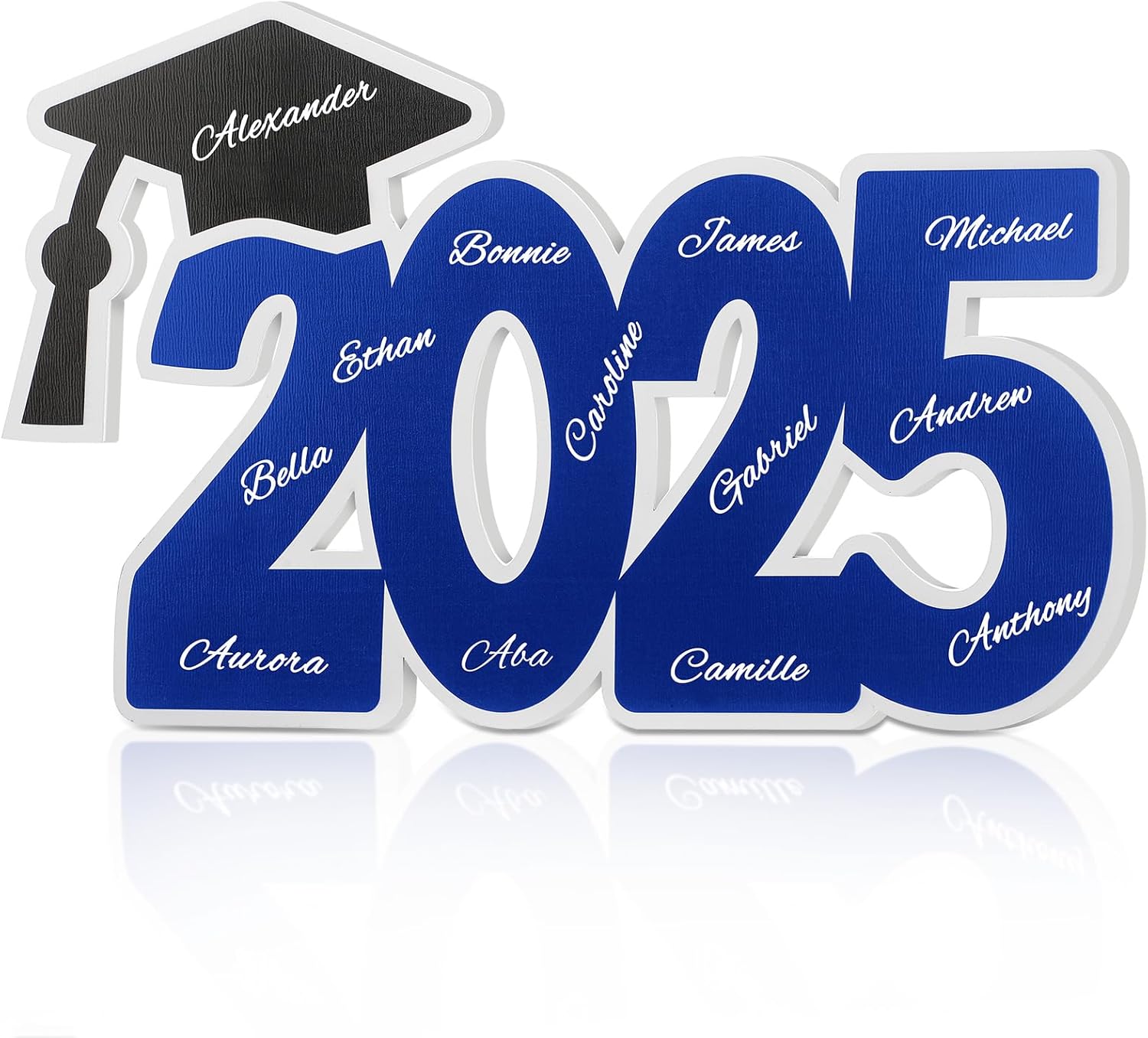 2025 Graduation Guest Book Sign Wood Board Party Decor