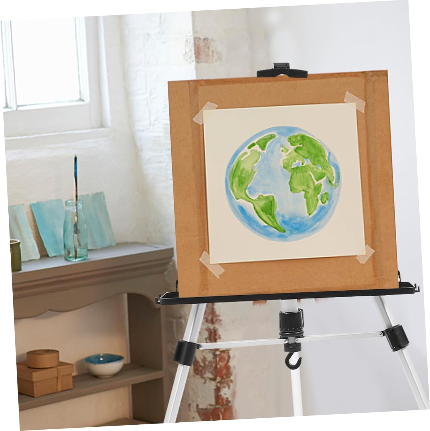 DOITOOL Foldable Adjustable Easel Stand With Tray for Artists
