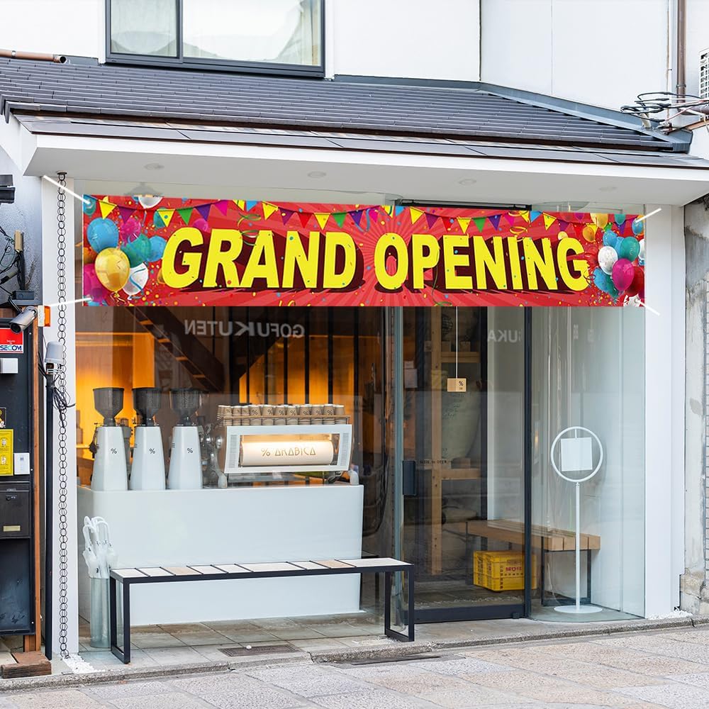 Aperturee Grand Opening Banner 120x20 Inches