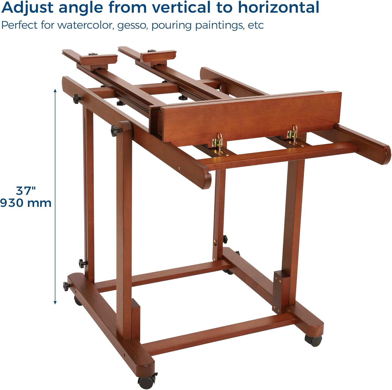 VISWIN Double Mast Heavy Duty H-Frame Easel for Large Canvases