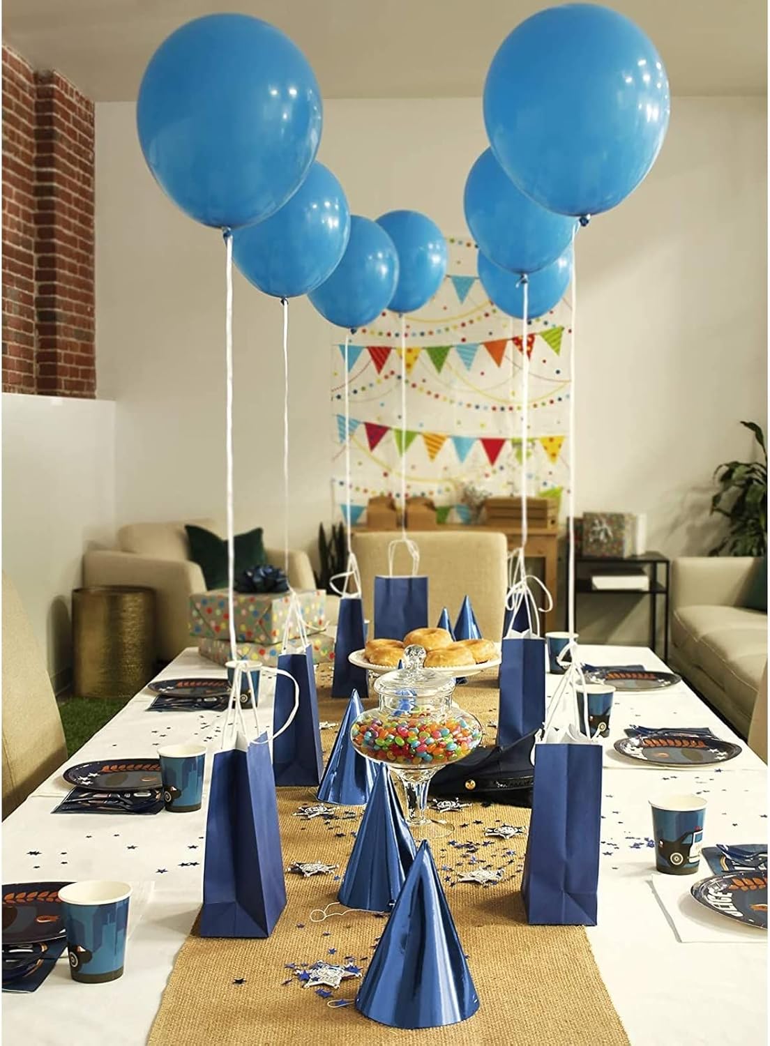 144 Piece Police Birthday Party Supplies for 24 Guests