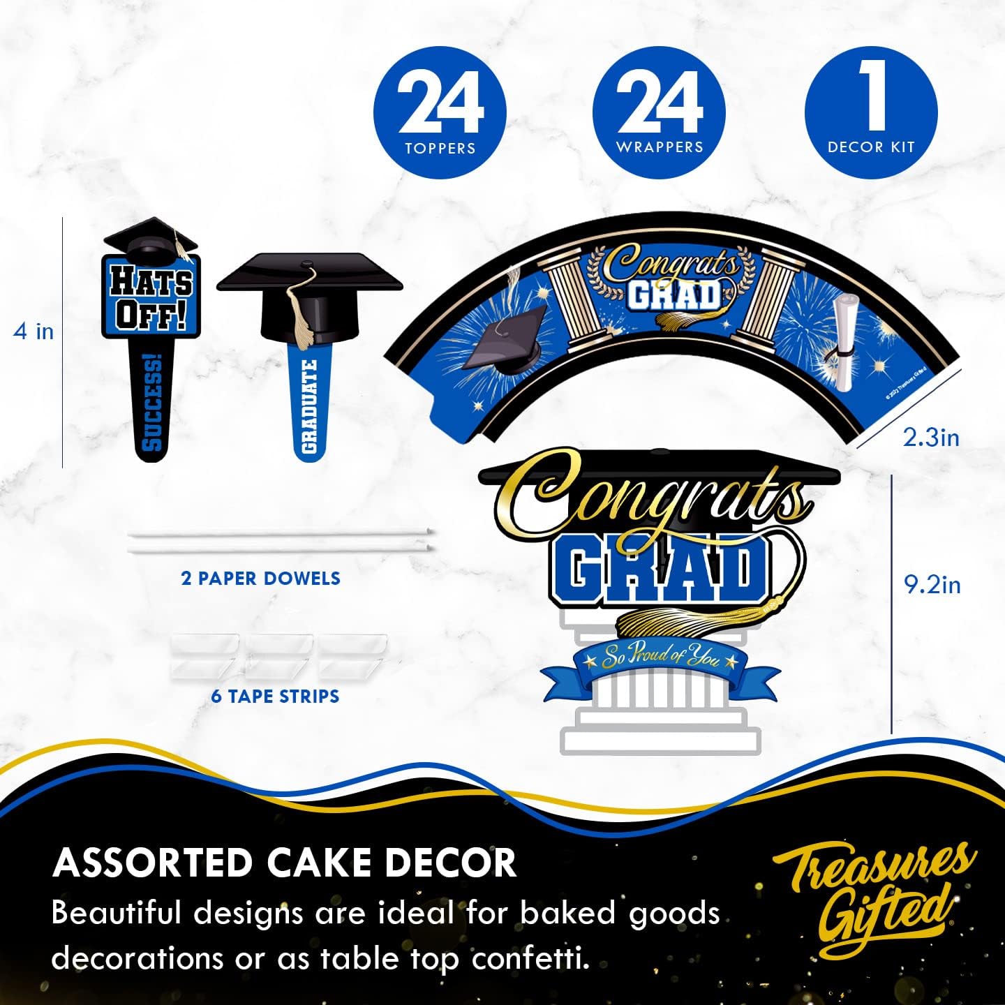 Treasures Gifted 2025 Graduation Decorations Set