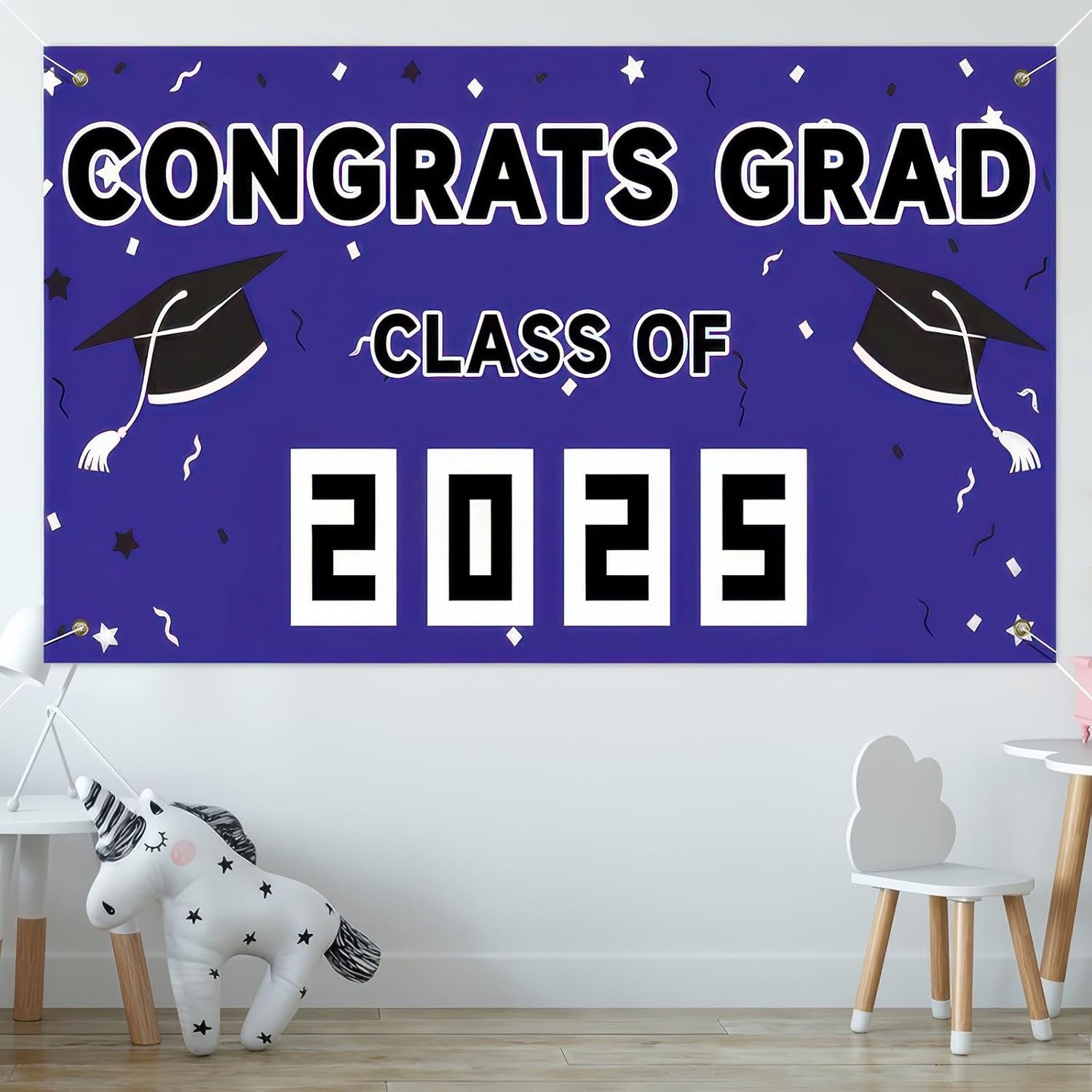 Graduation Banner Outdoor Decor 71x43 Inches