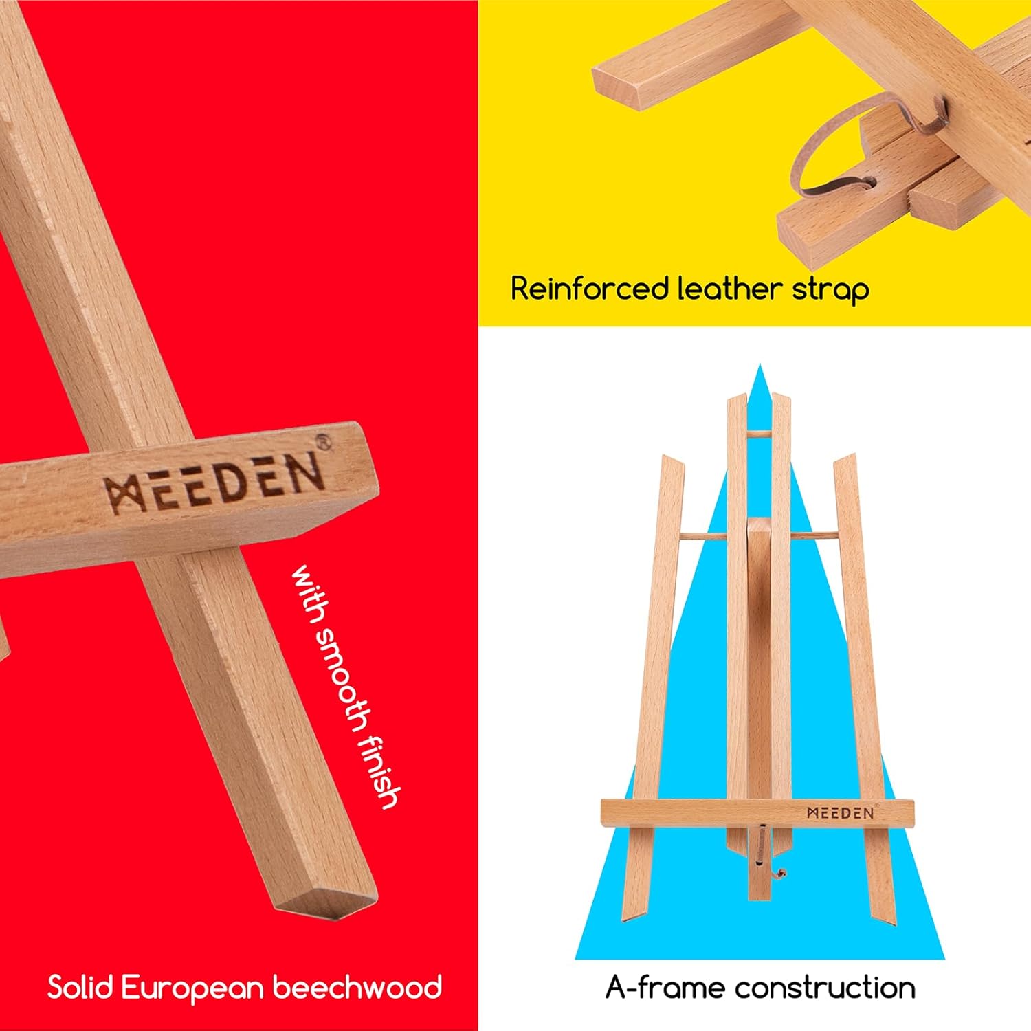 MEEDEN 16 Inch Tabletop Easel 12 Pack