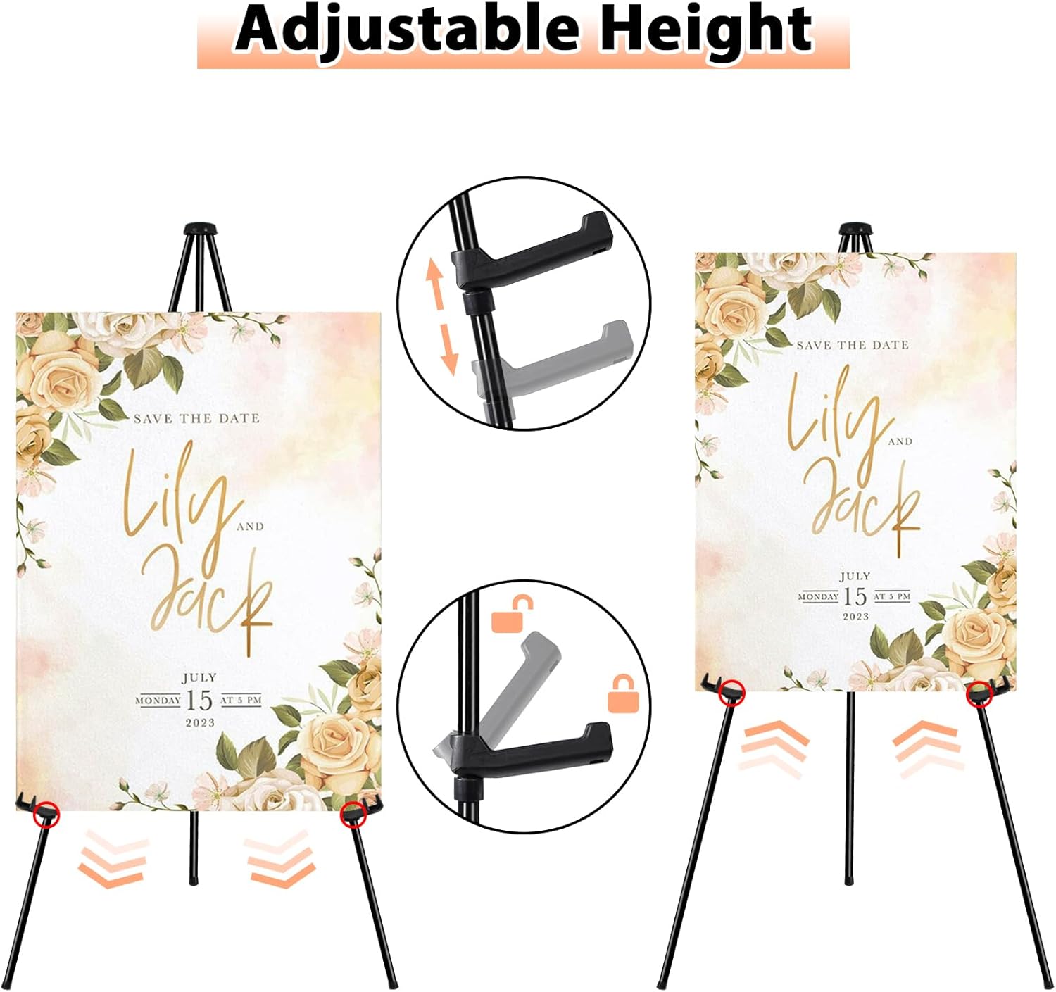 OUTNEE Instant Display Easel Stand 6 Pack
