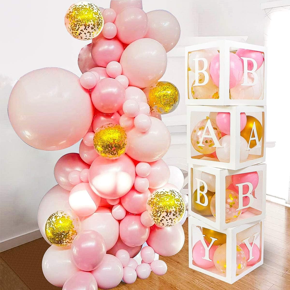 82 Pcs Baby Shower Decorations Jumbo Boxes Letters