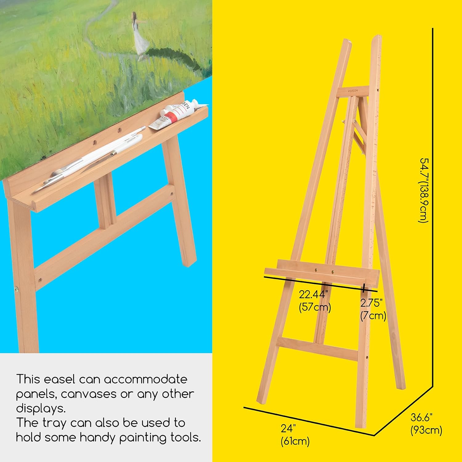 MEEDEN Adjustable Floor Easel Stand for Display