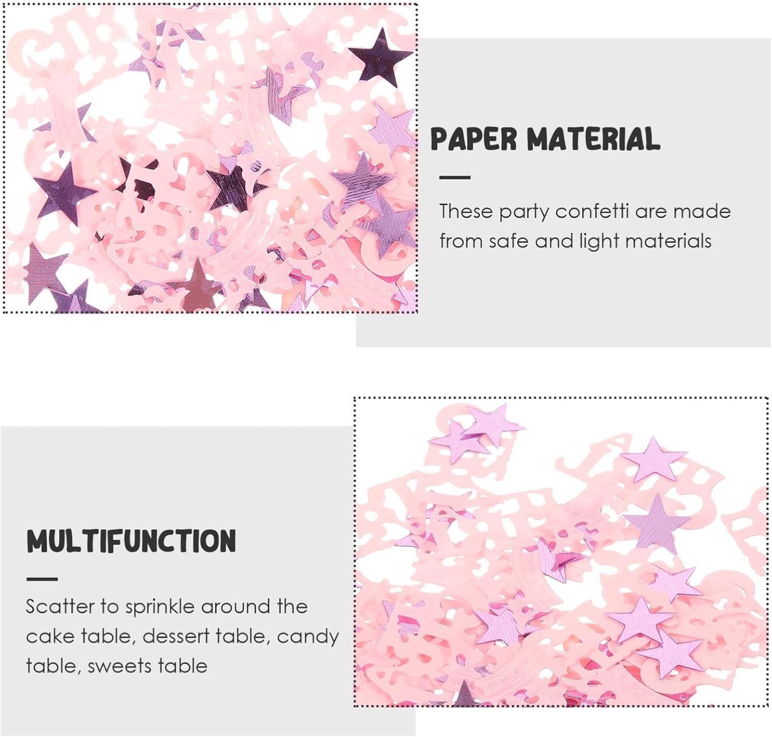 Didiseaon Birthday Confetti Decorative Sequins for Parties and Events