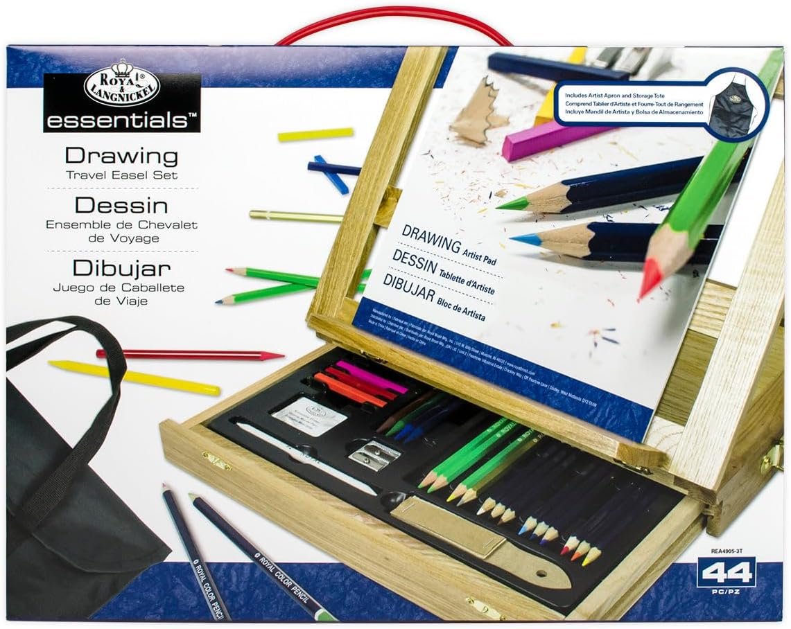 Royal Langnickel Easel Art Set with Storage Bag Blue