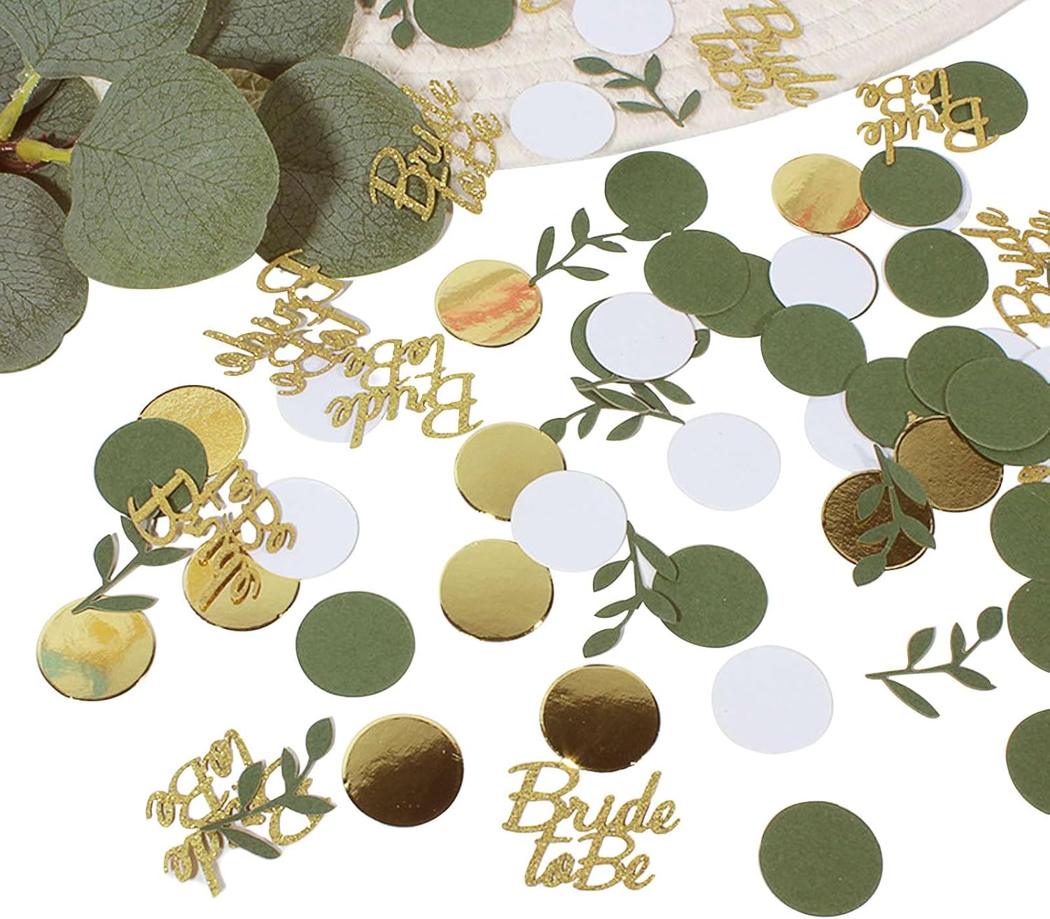 Gold Glitter Wedding Confetti 200pcs