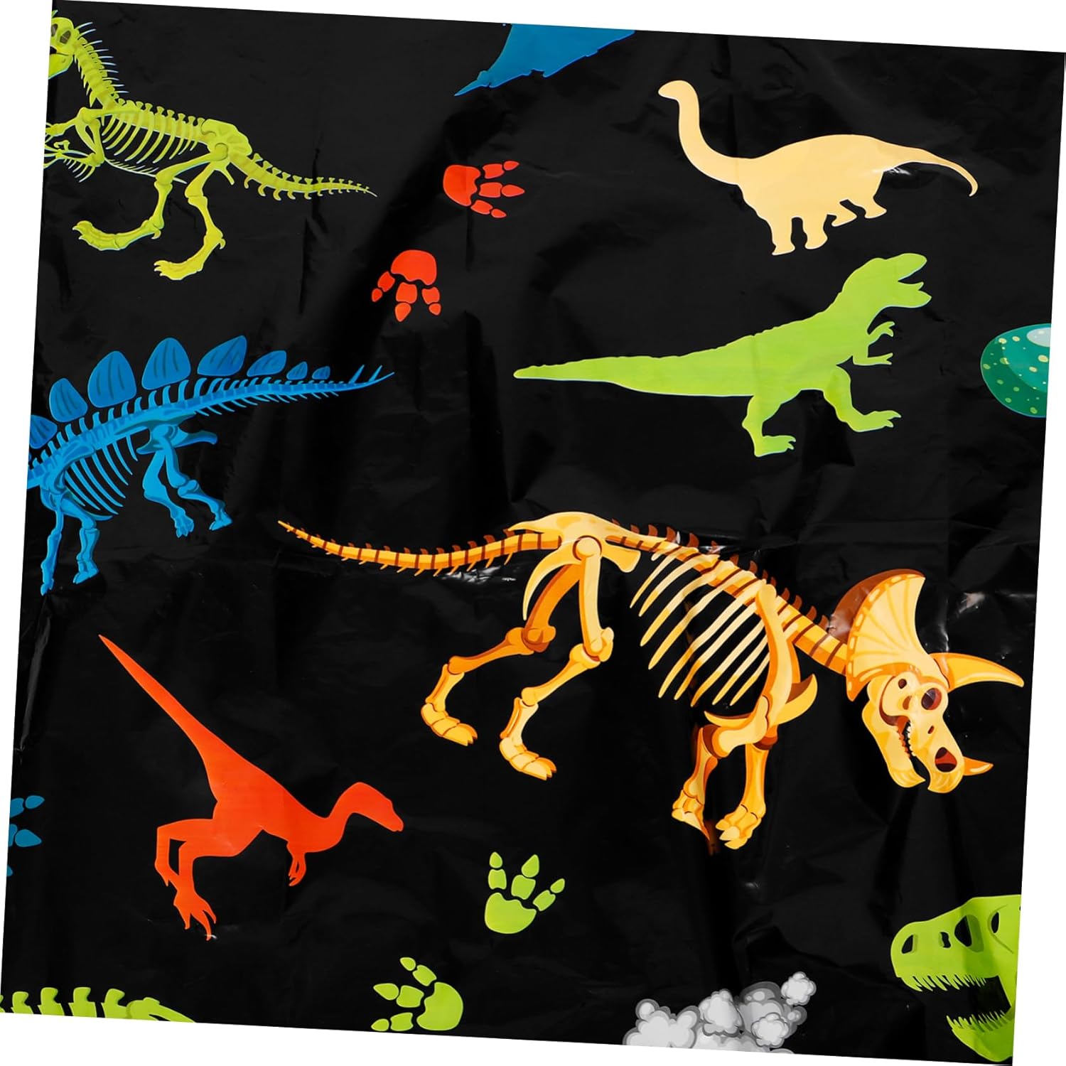 Dinosaur Pattern Disposable Tablecloth for Birthday Parties and Gatherings