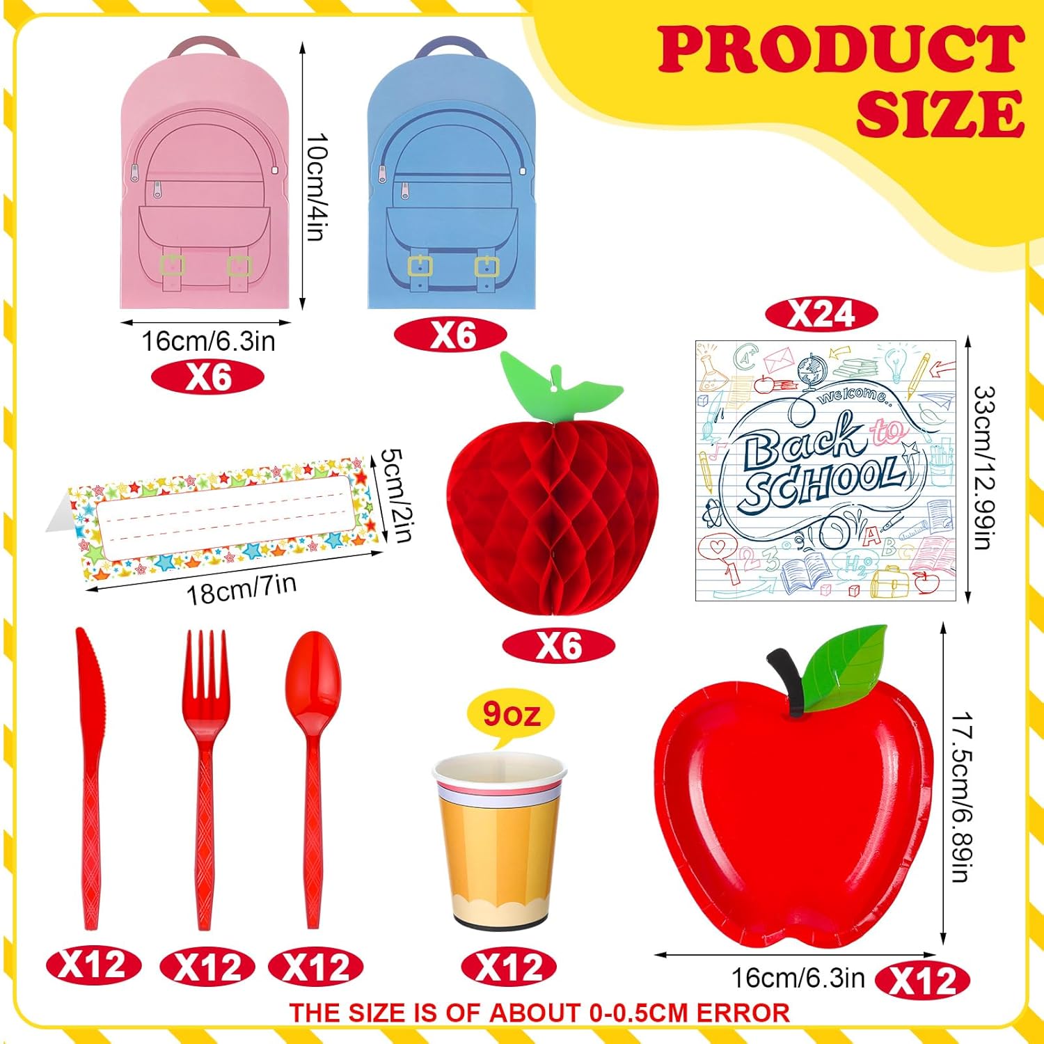 Widecook 198 Pcs Back to School Decor Kit