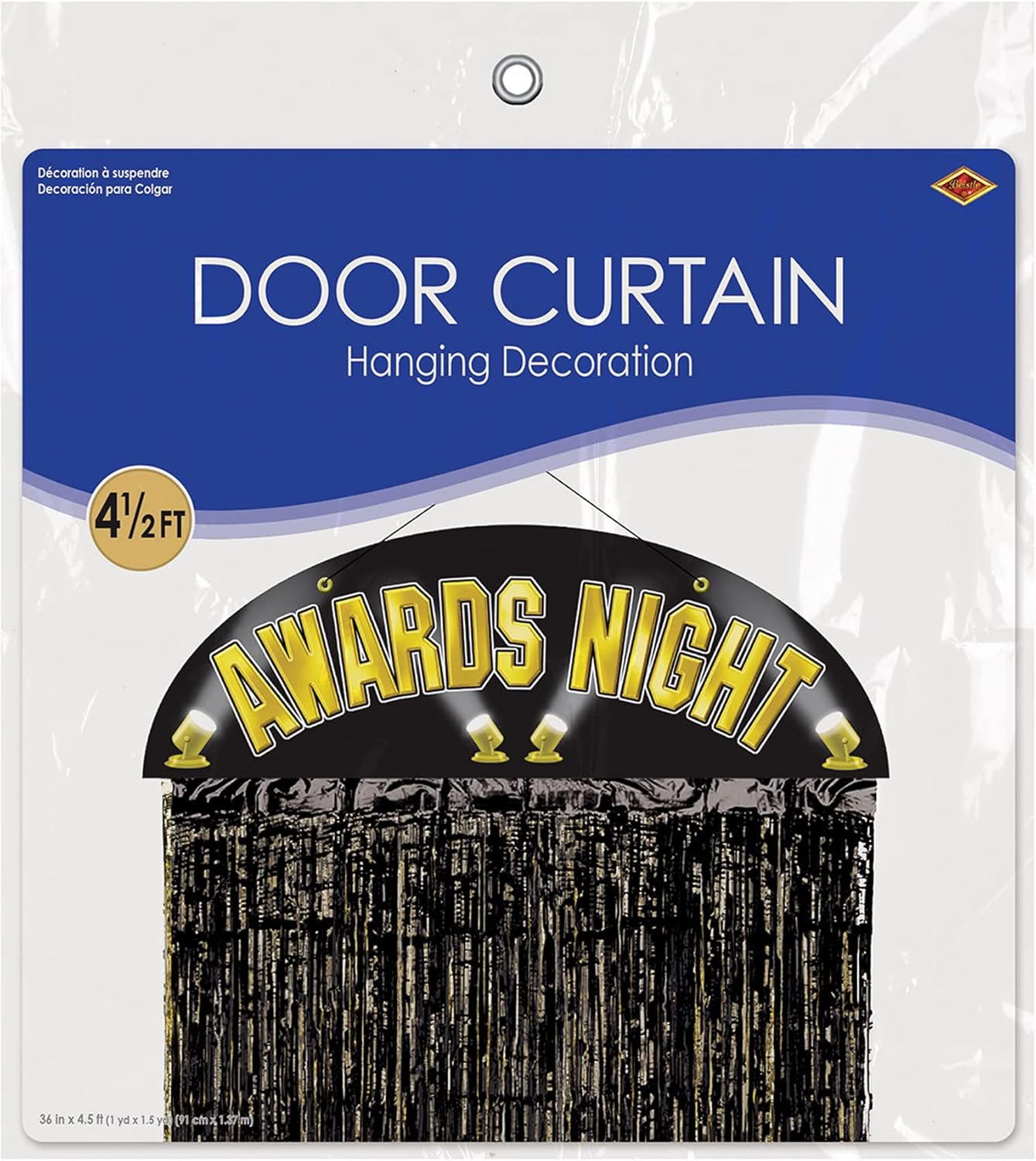 Beistle Awards Night Door Curtain 4ft 6in x 3ft