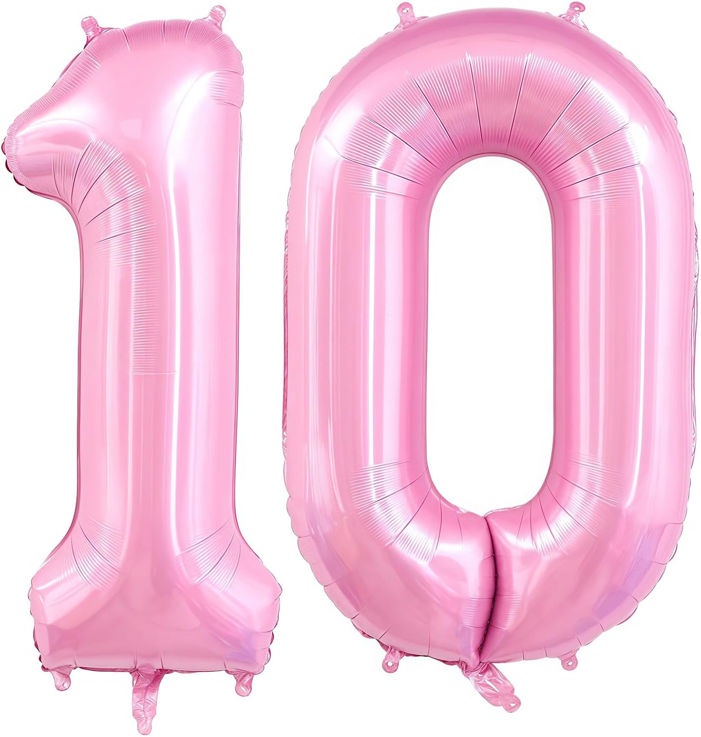 Pastel Pink 10 Balloon Number 40 Inch Decor