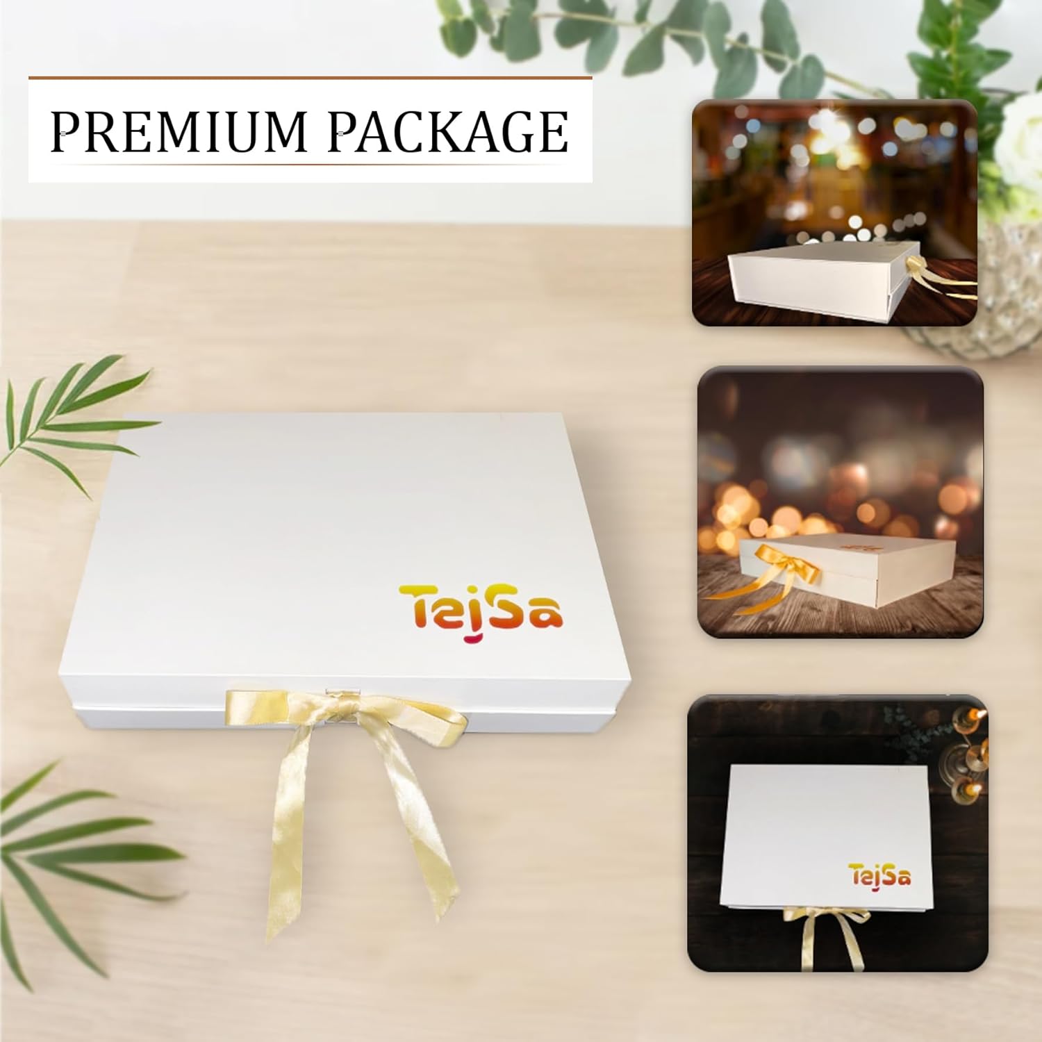 TEJSA Wooden Funeral Guest Book Set