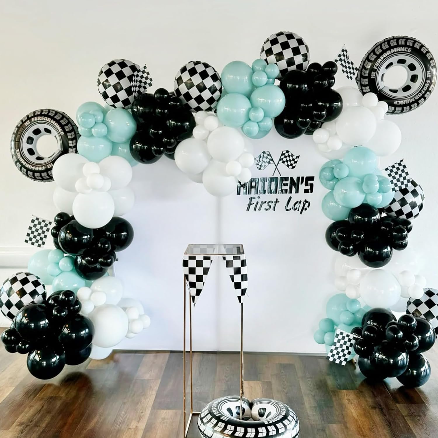 Racing Car Balloon Halloween Decor Set