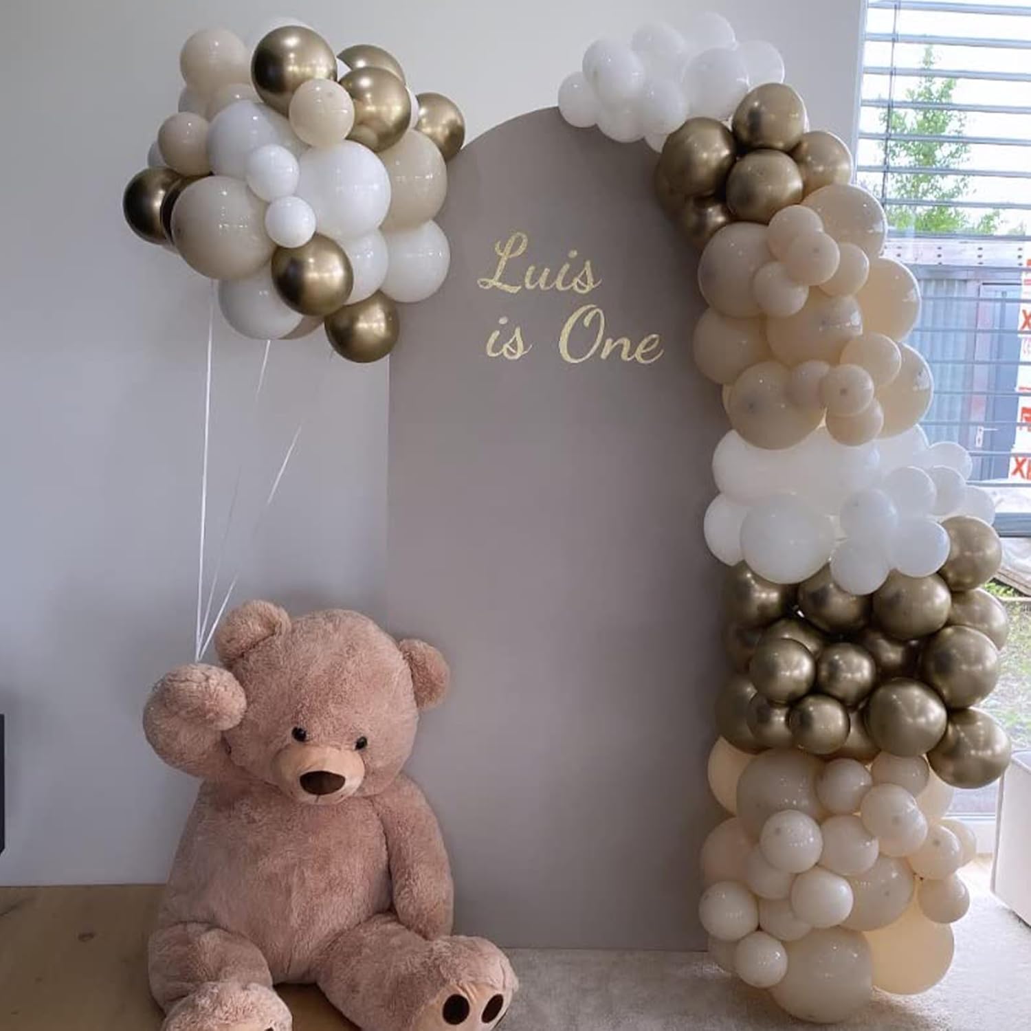 White Sand Balloons Set 60 Pack 12 Inches