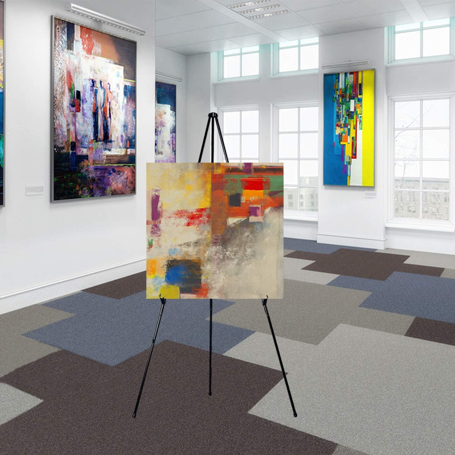 63 Inch Folding Easel Stand for Display and Signage