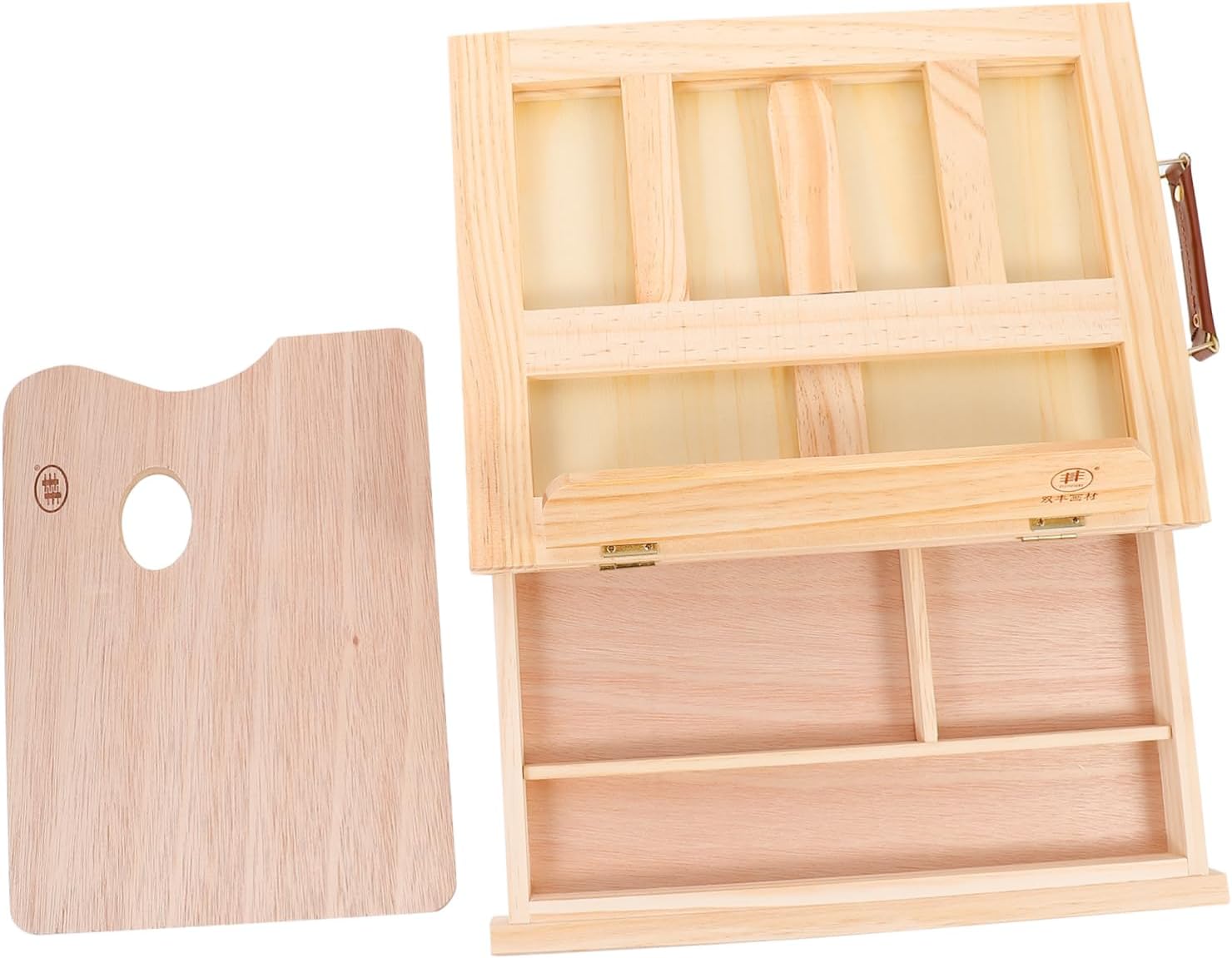 Portable Wooden Easel with Drawer for Art and Photos