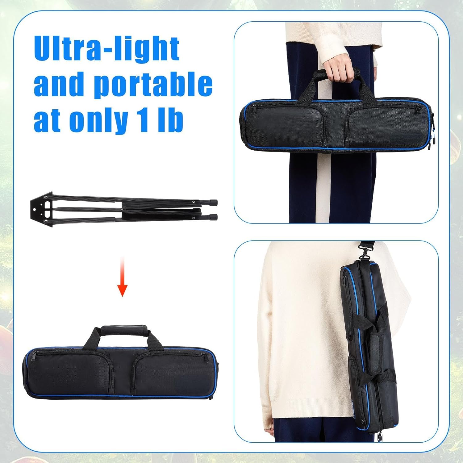 Xinnun 24 Pack Adjustable Aluminum Easels Stand