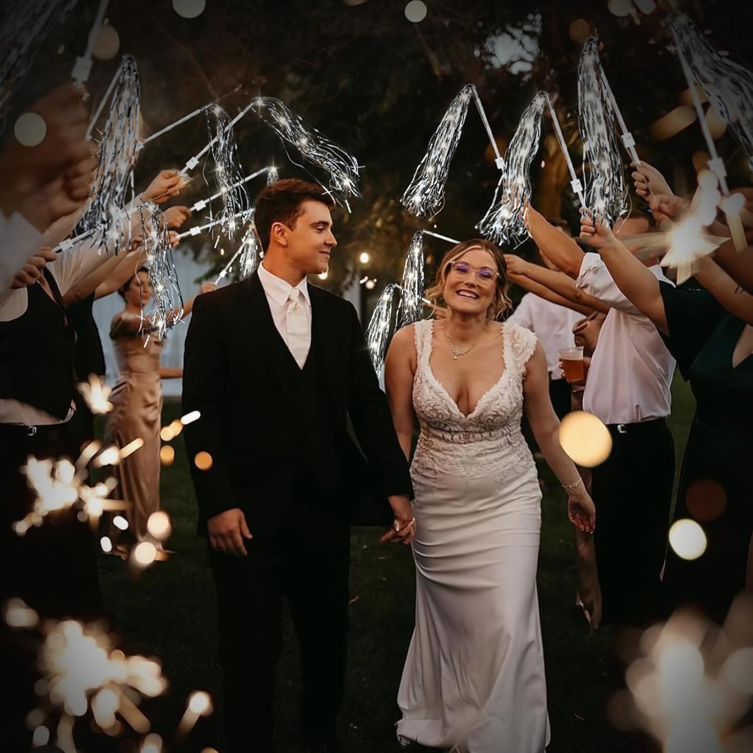 200 PCS LED Wedding Wands for Send Off and Party