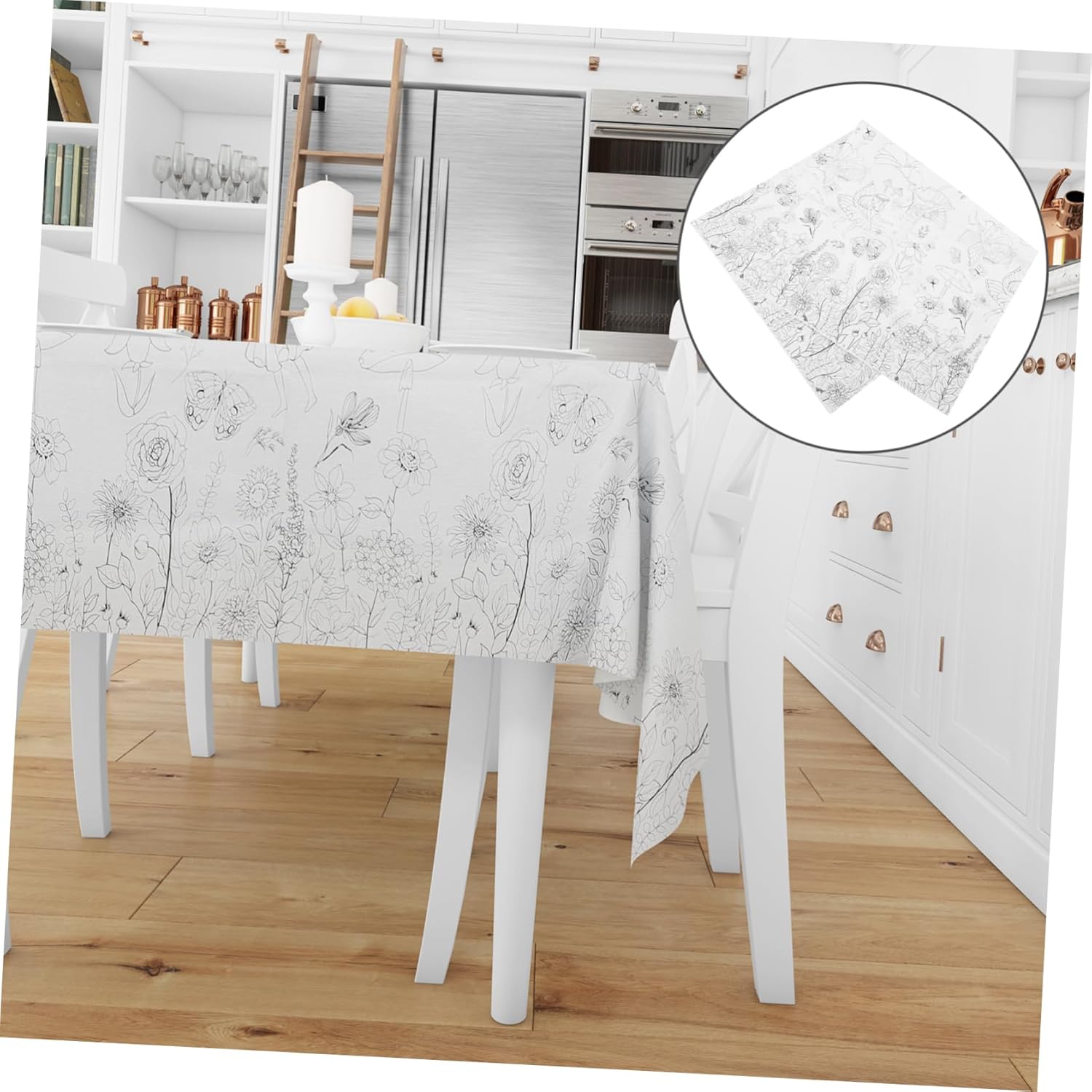 Uonlytech Birthday Fairy Theme Tablecloth Decor for Parties