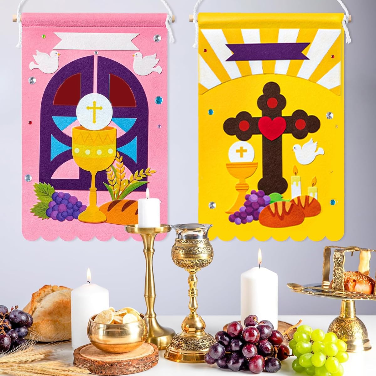 First Communion Banner Kit DIY Craft Supplies