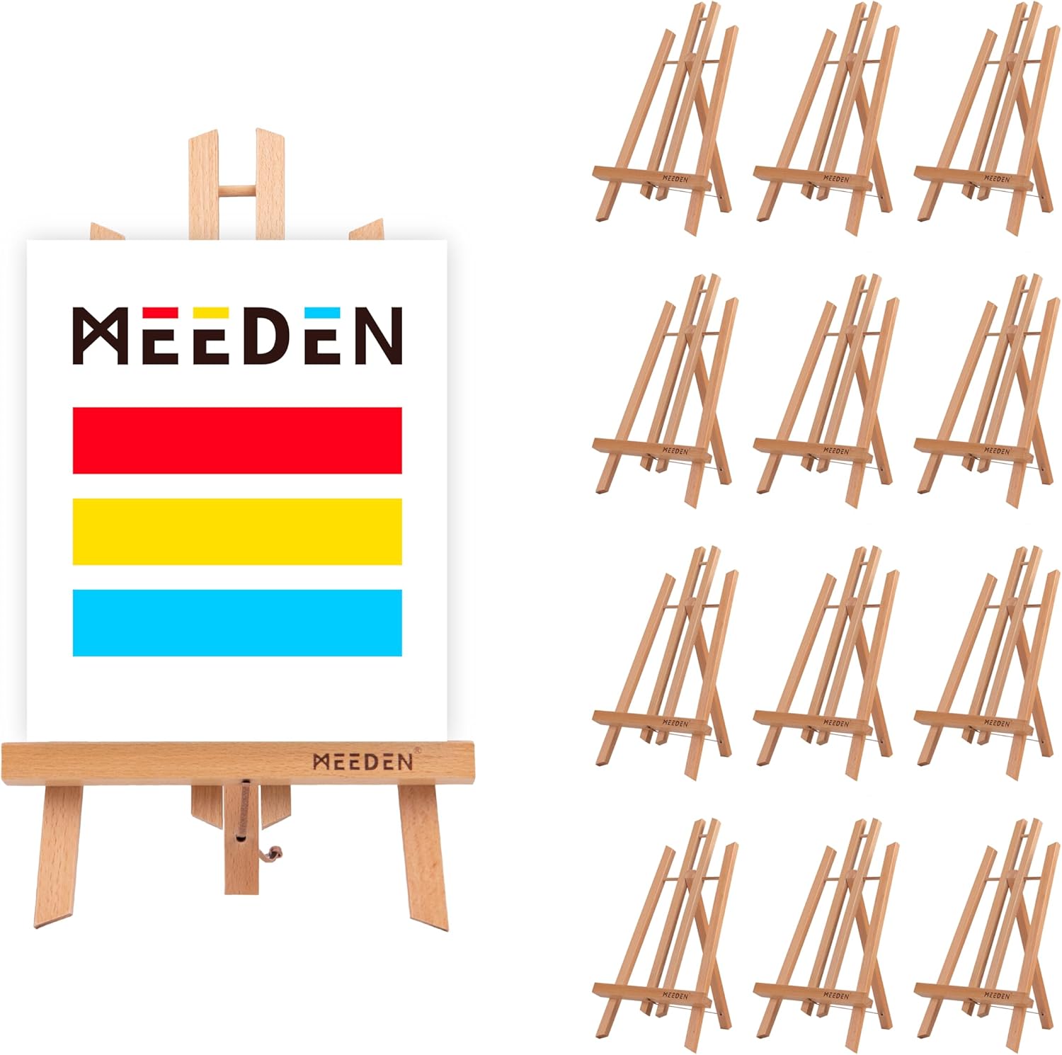 MEEDEN 16 Inch Tabletop Easel 12 Pack