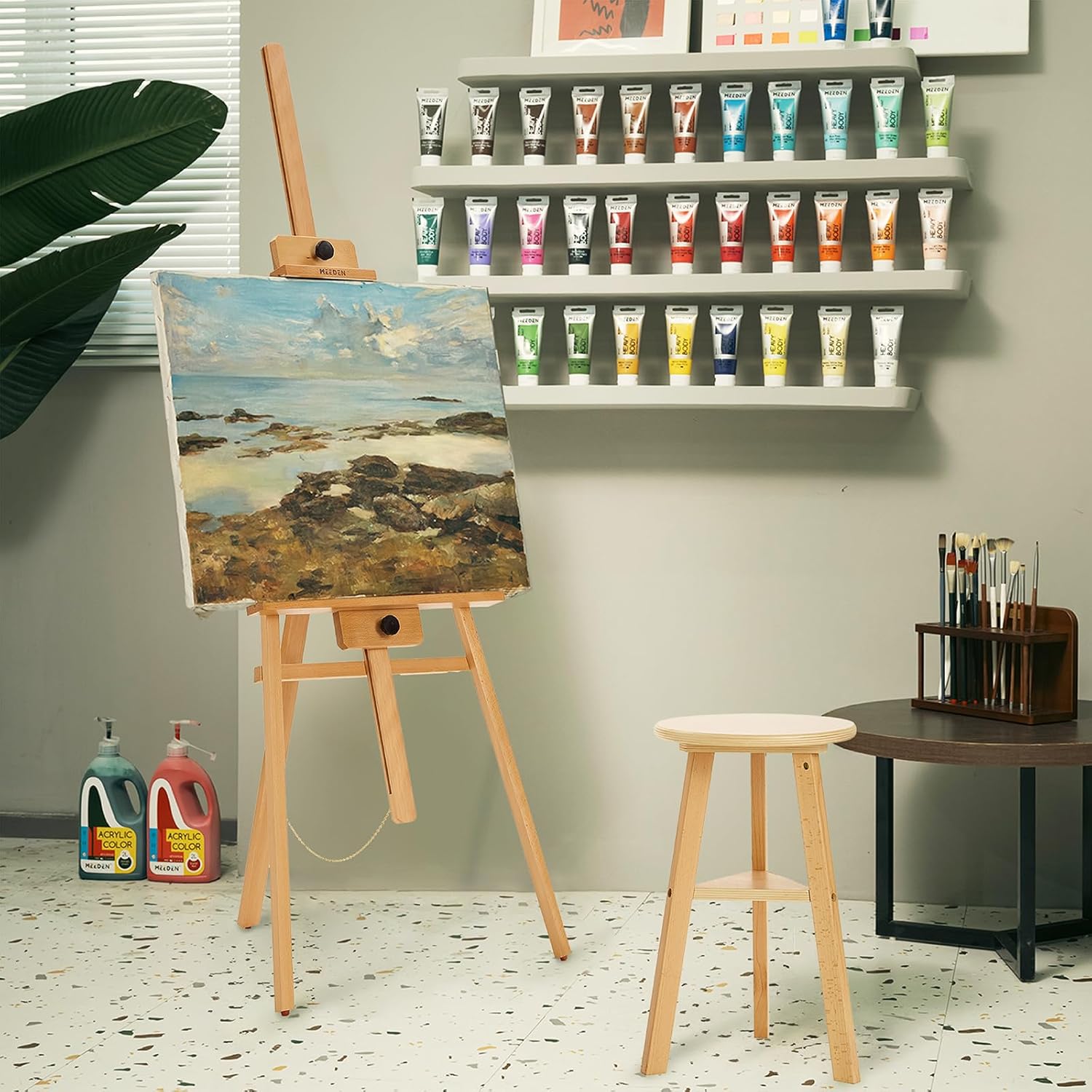 MEEDEN Adjustable Art Easel for 43 Canvas