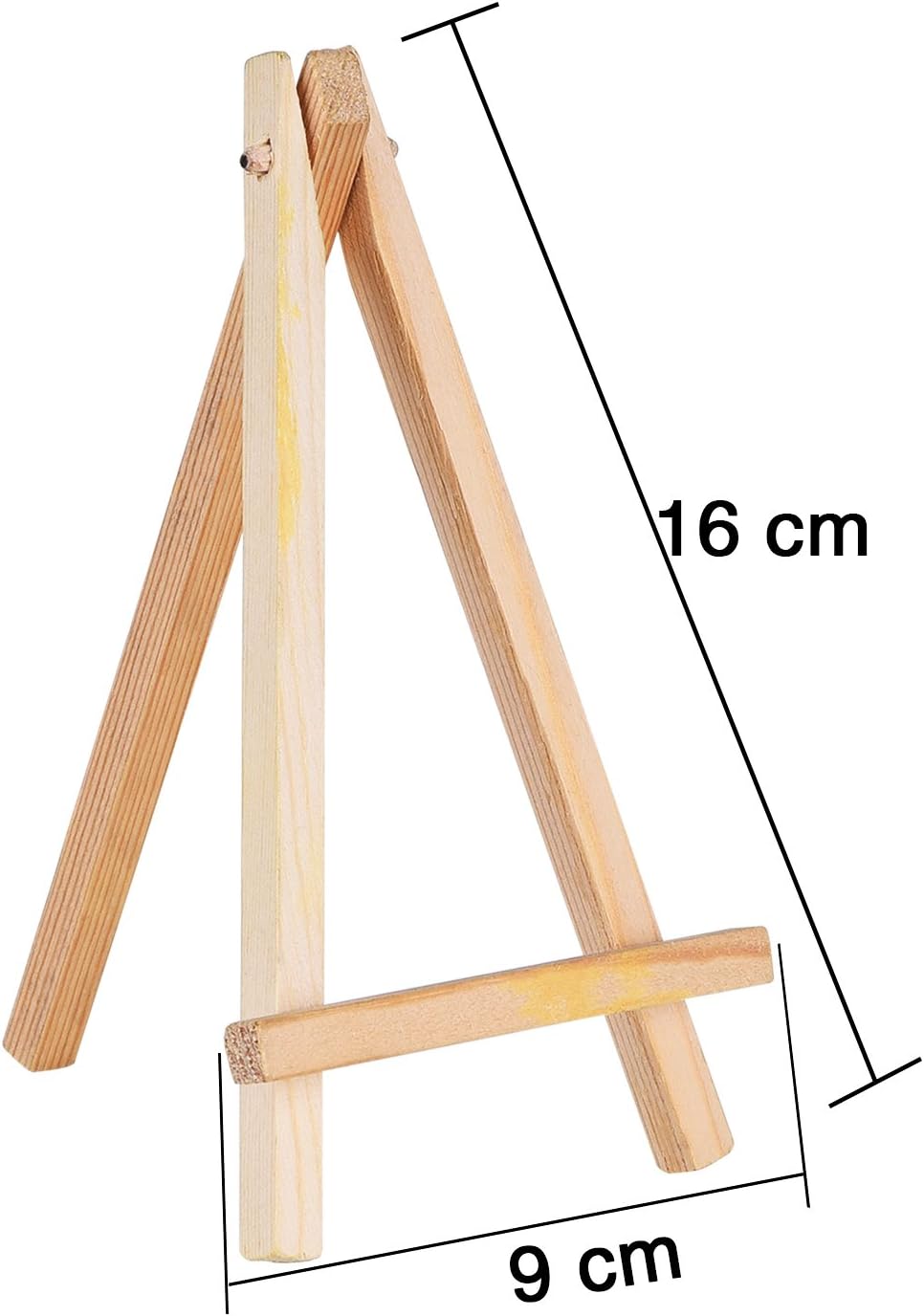 eBoot 24 Pack Mini Wood Display Easel 625 Inch