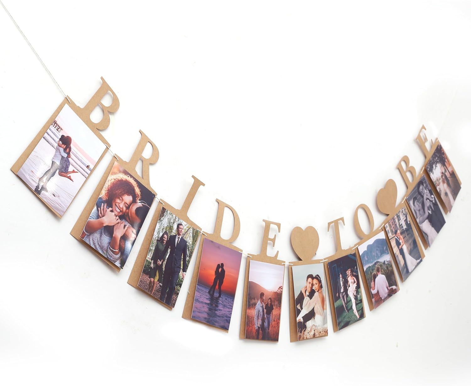 Bride To Be Photo Banner - Gold Decor