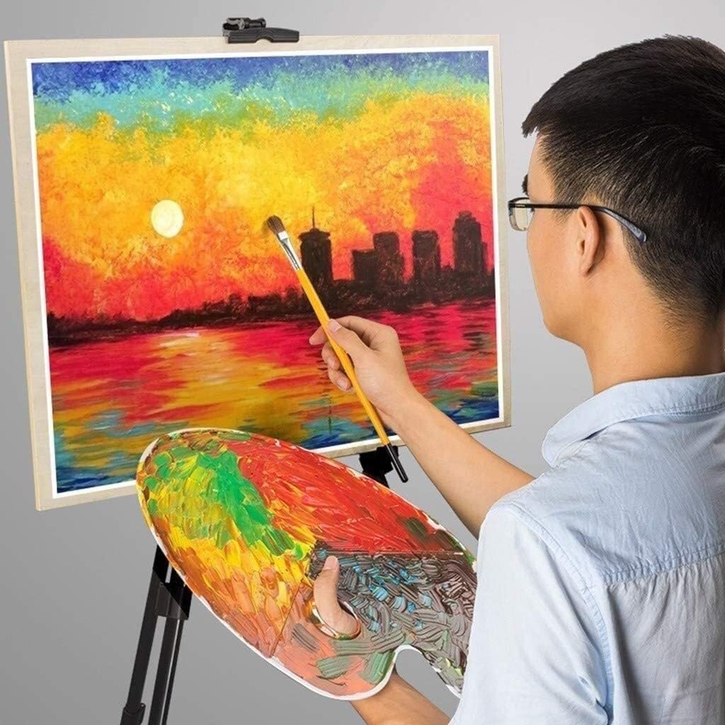Aluminum Telescopic Easel for Painting Adjustable 54-162cm Lightweight Purple